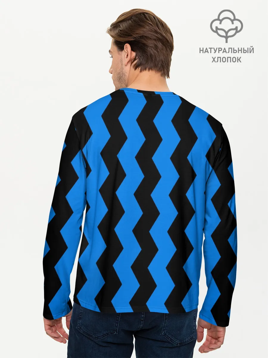 Мужской лонгслив базовый / INTER домашняя 20/21