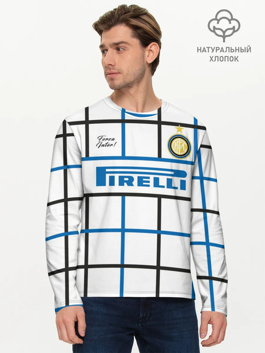 Мужской лонгслив базовый / INTER выездная 20/21