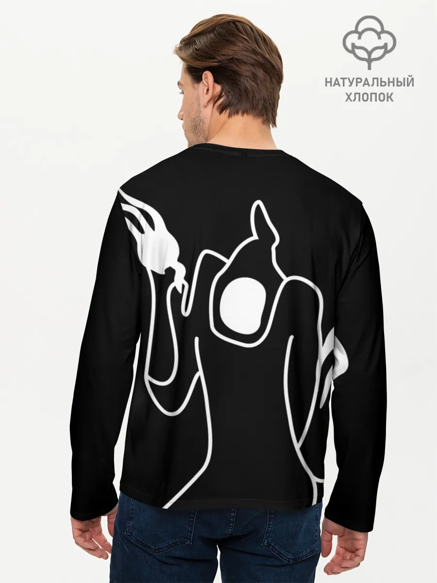 Мужской лонгслив базовый / Haunted Family