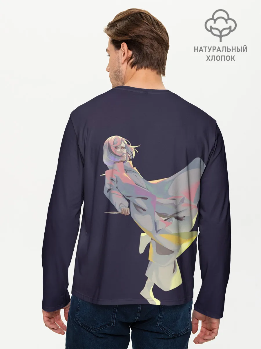 Мужской лонгслив базовый / Маньяк акудама