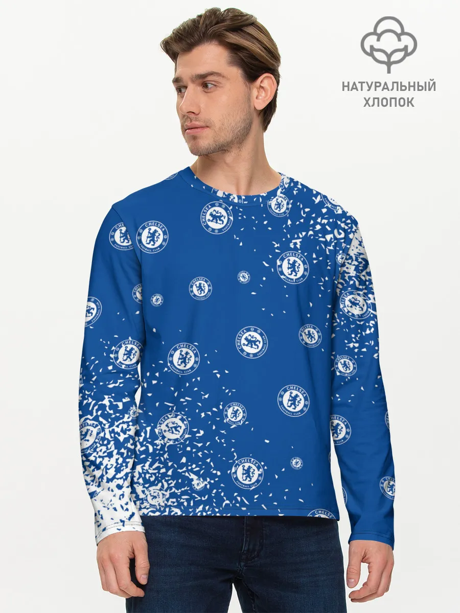 Мужской лонгслив базовый / CHELSEA F.C. / ЧЕЛСИ
