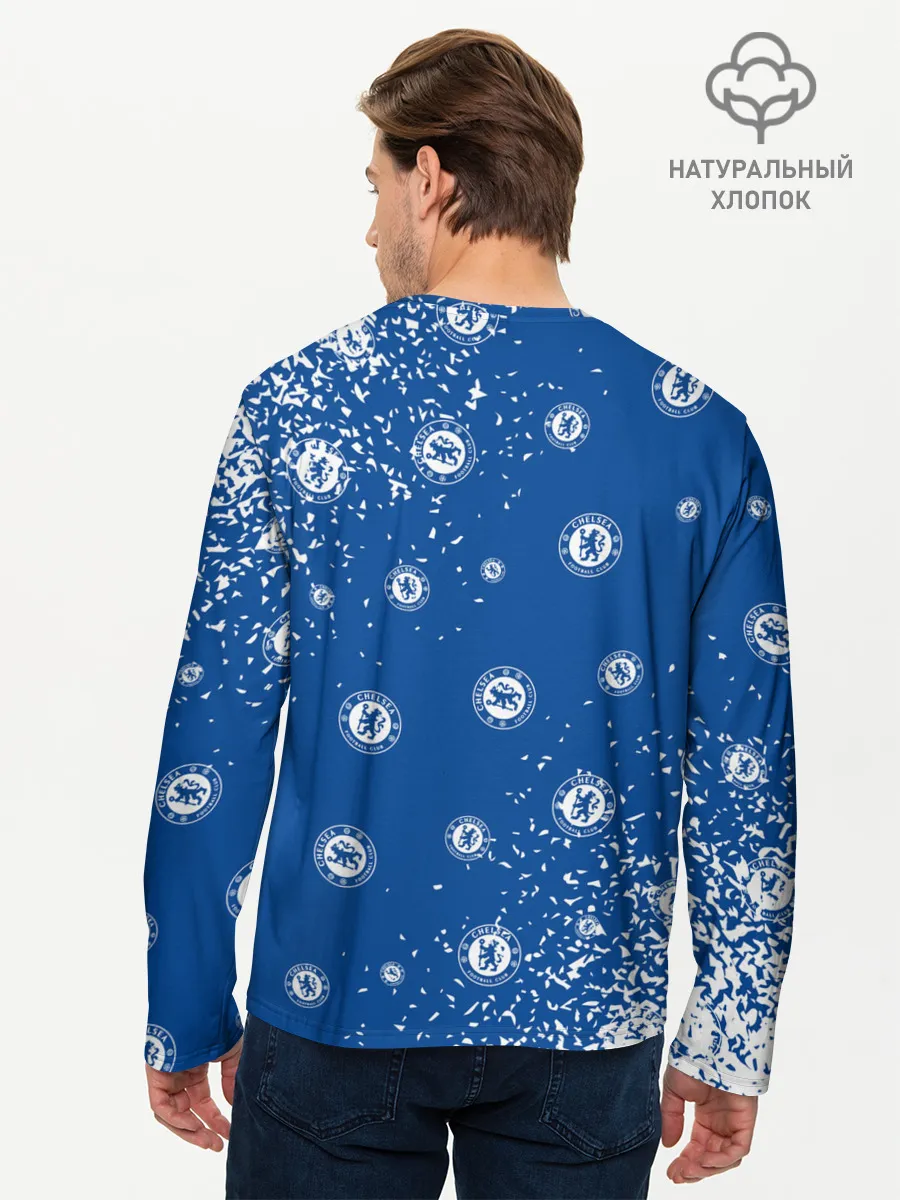 Мужской лонгслив базовый / CHELSEA F.C. / ЧЕЛСИ