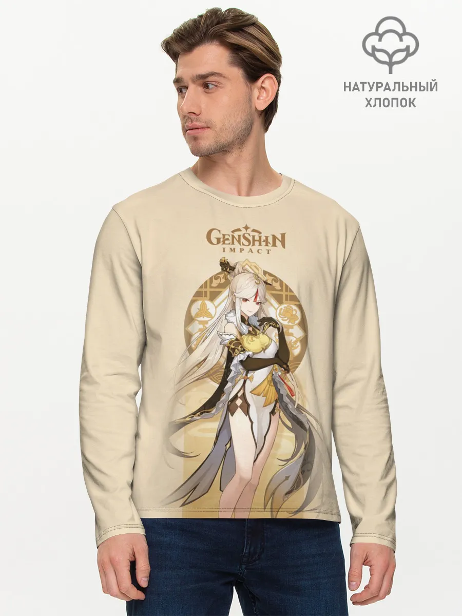 Мужской лонгслив базовый / Genshin Impact