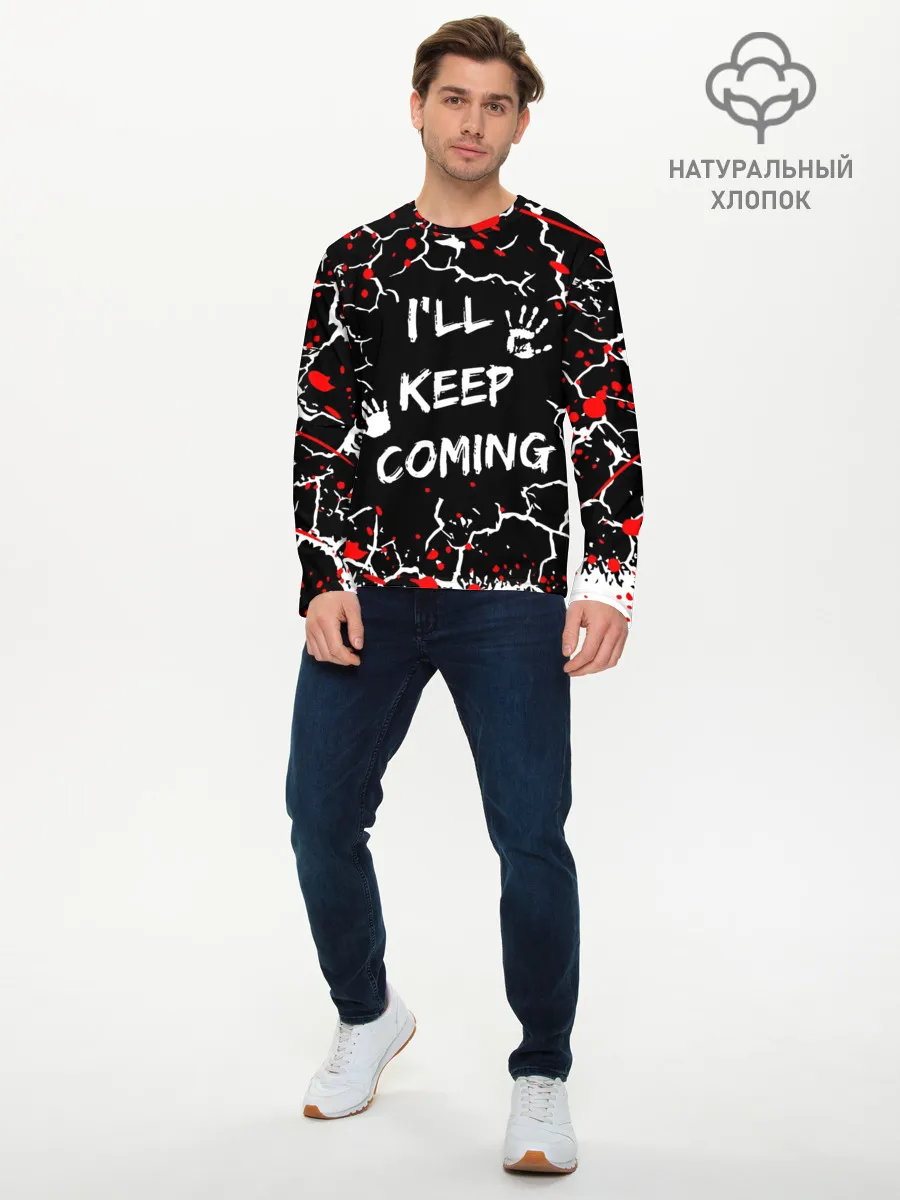 Мужской лонгслив базовый / DEATH STRANDING