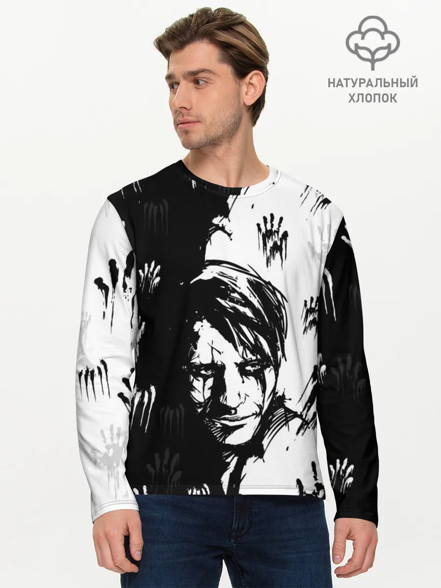 Мужской лонгслив базовый / DEATH STRANDING