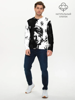 Мужской лонгслив базовый / DEATH STRANDING