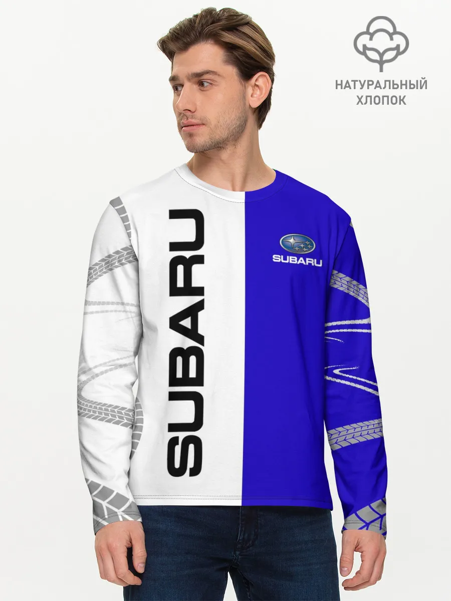 Мужской лонгслив базовый / SUBARU/Субару