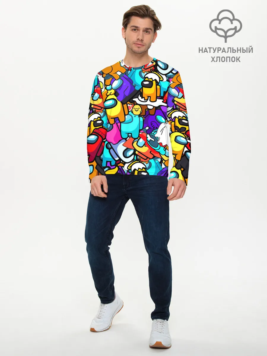 Мужской лонгслив базовый / AMONG US