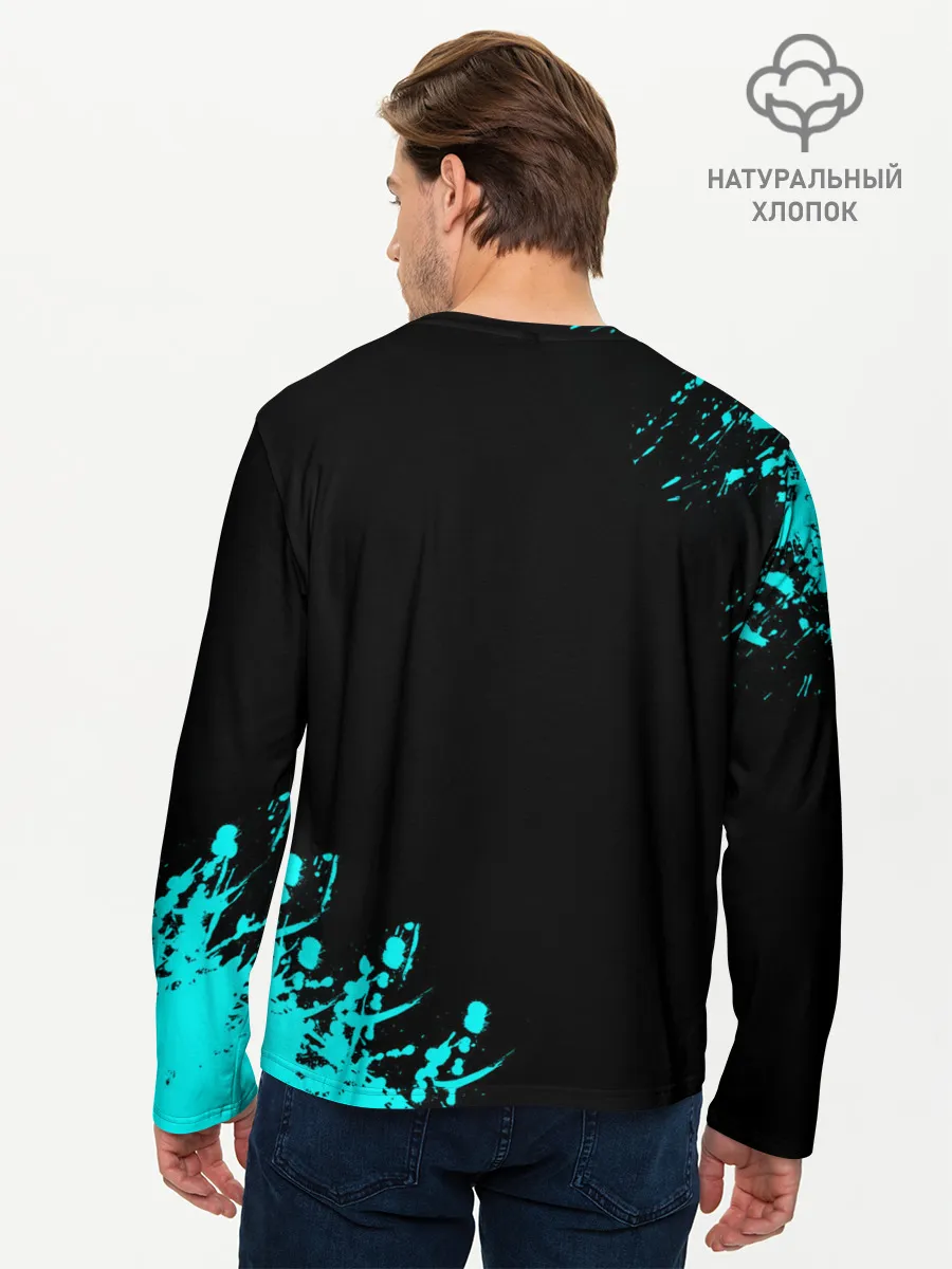 Мужской лонгслив базовый / Godzilla