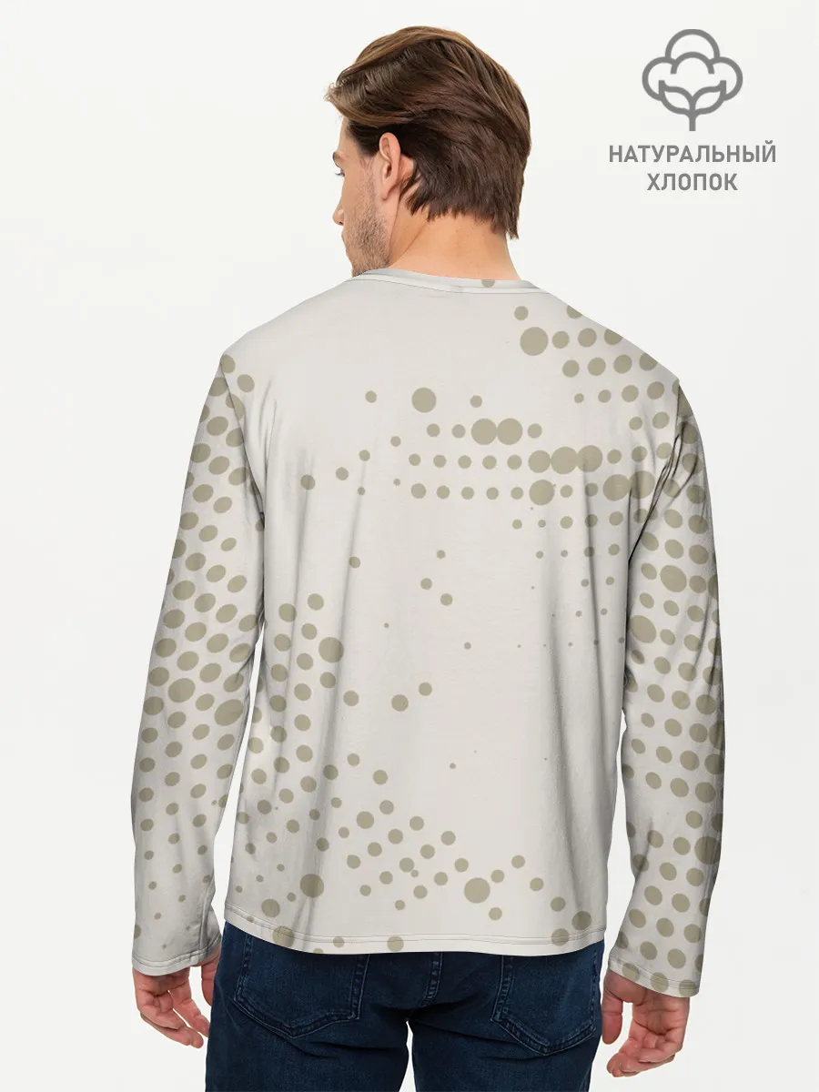 Мужской лонгслив базовый / ЖИРАФ ХИПСТЕР