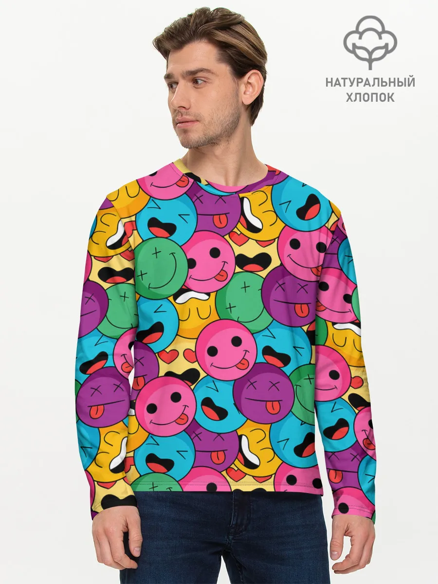 Мужской лонгслив базовый / Pattern