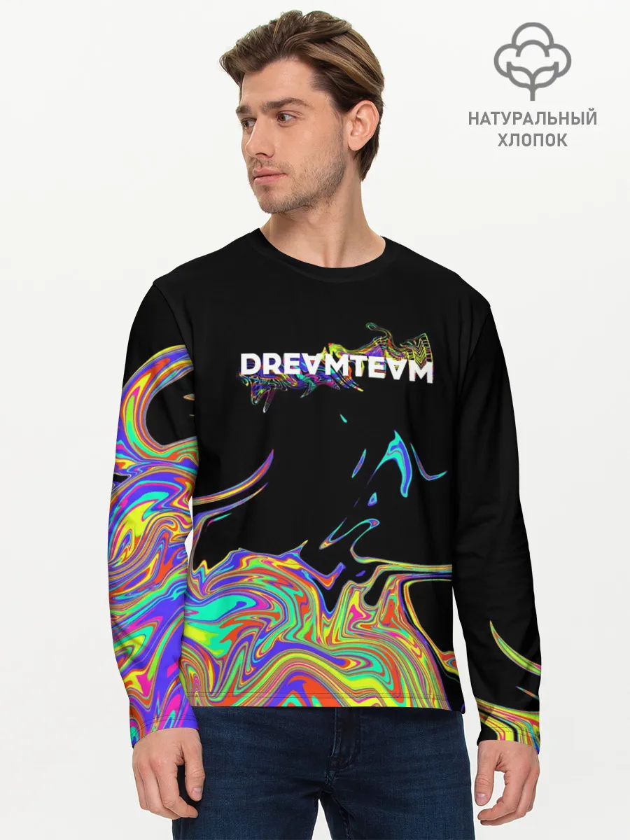 Мужской лонгслив базовый / Rainbow Dream Team