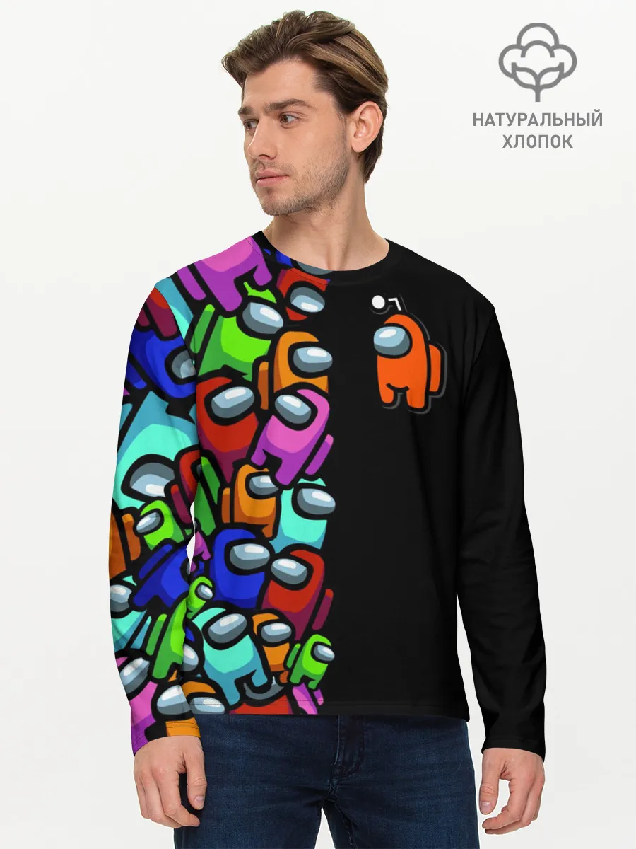 Мужской лонгслив базовый / Among us