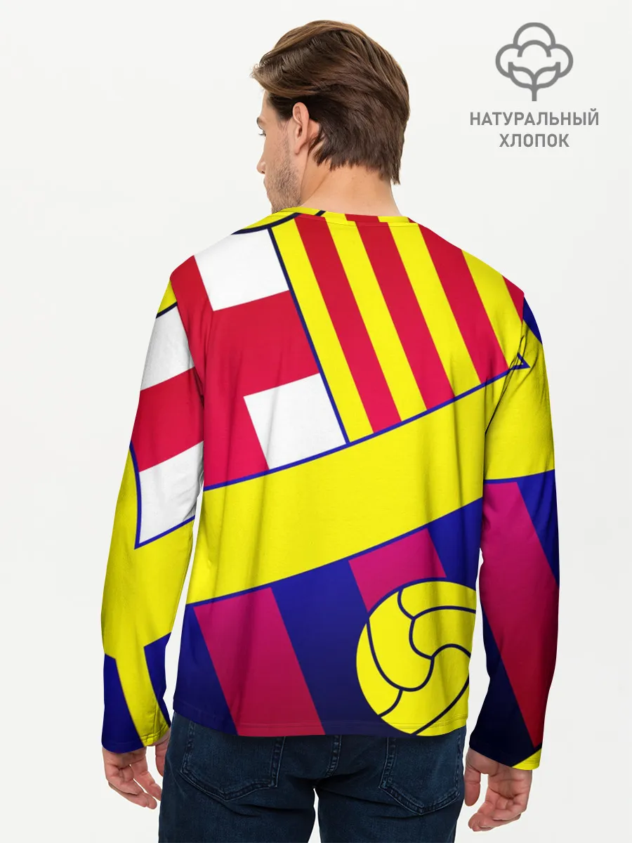 Мужской лонгслив базовый / BARCELONA