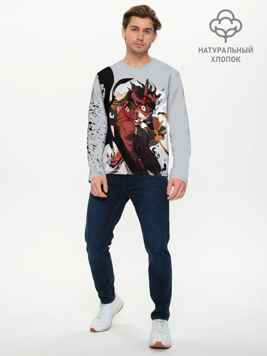 Мужской лонгслив базовый / Hell Asta