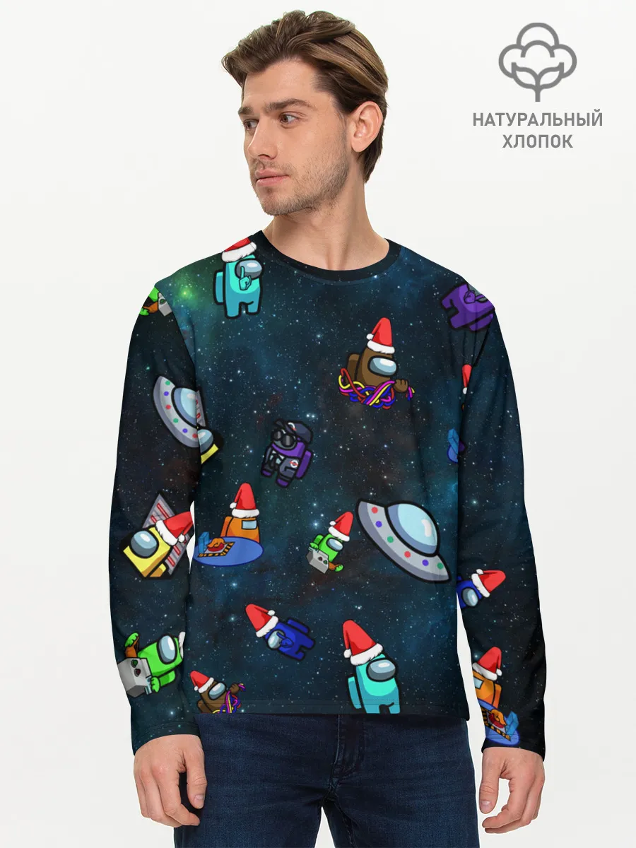 Мужской лонгслив базовый / Among Us 2021