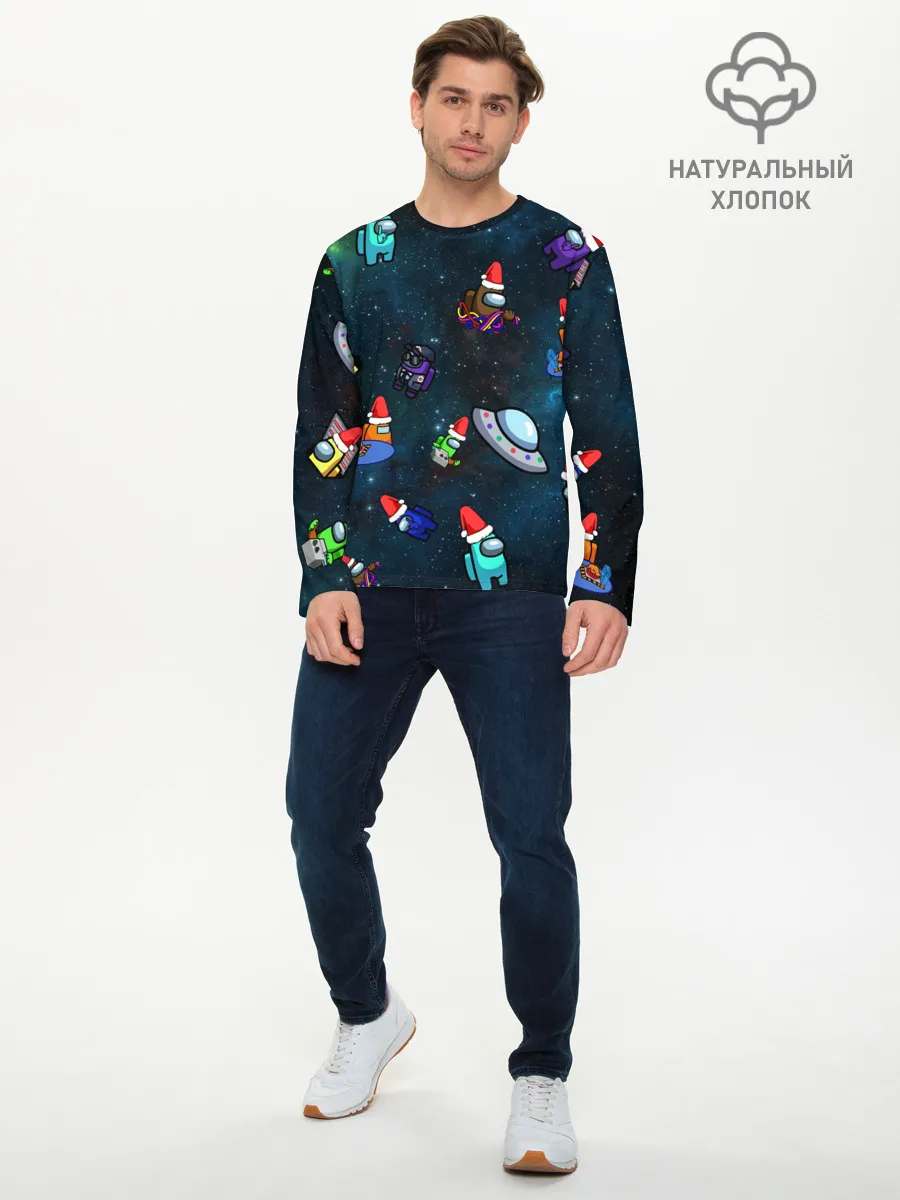 Мужской лонгслив базовый / Among Us 2021