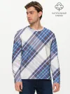 Мужской лонгслив базовый / Шотландка | Scottish | Tartan