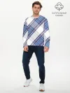 Мужской лонгслив базовый / Шотландка | Scottish | Tartan