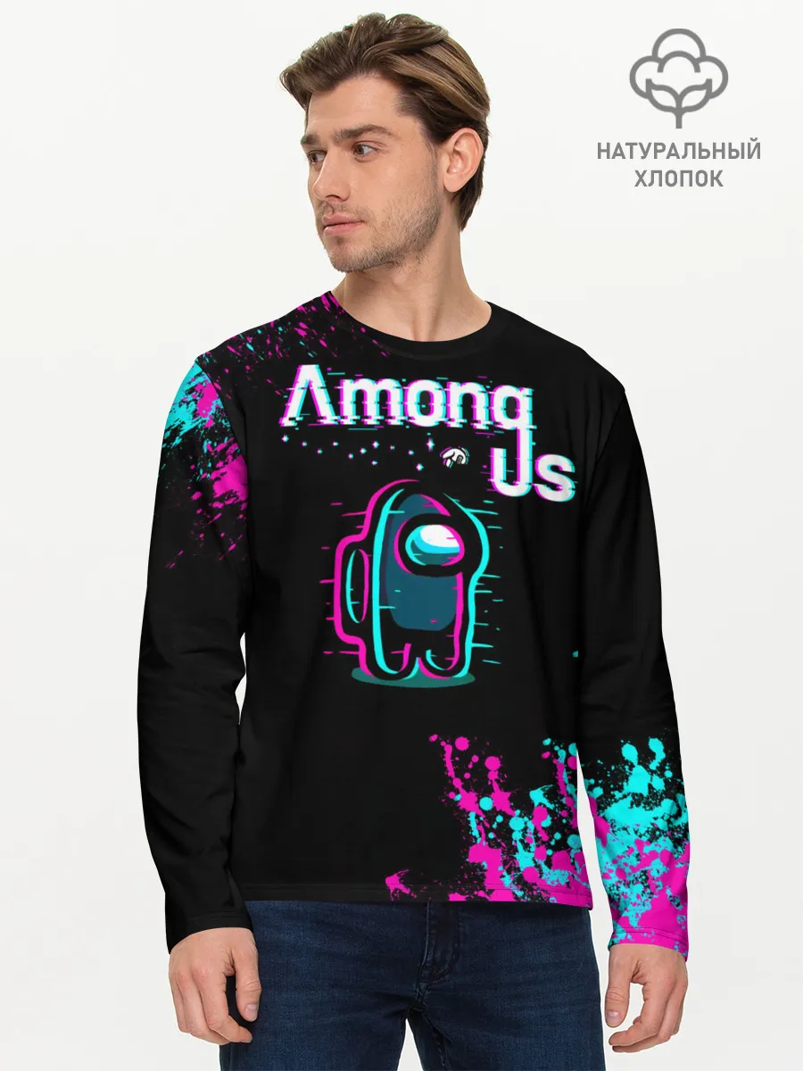 Мужской лонгслив базовый / Among Us