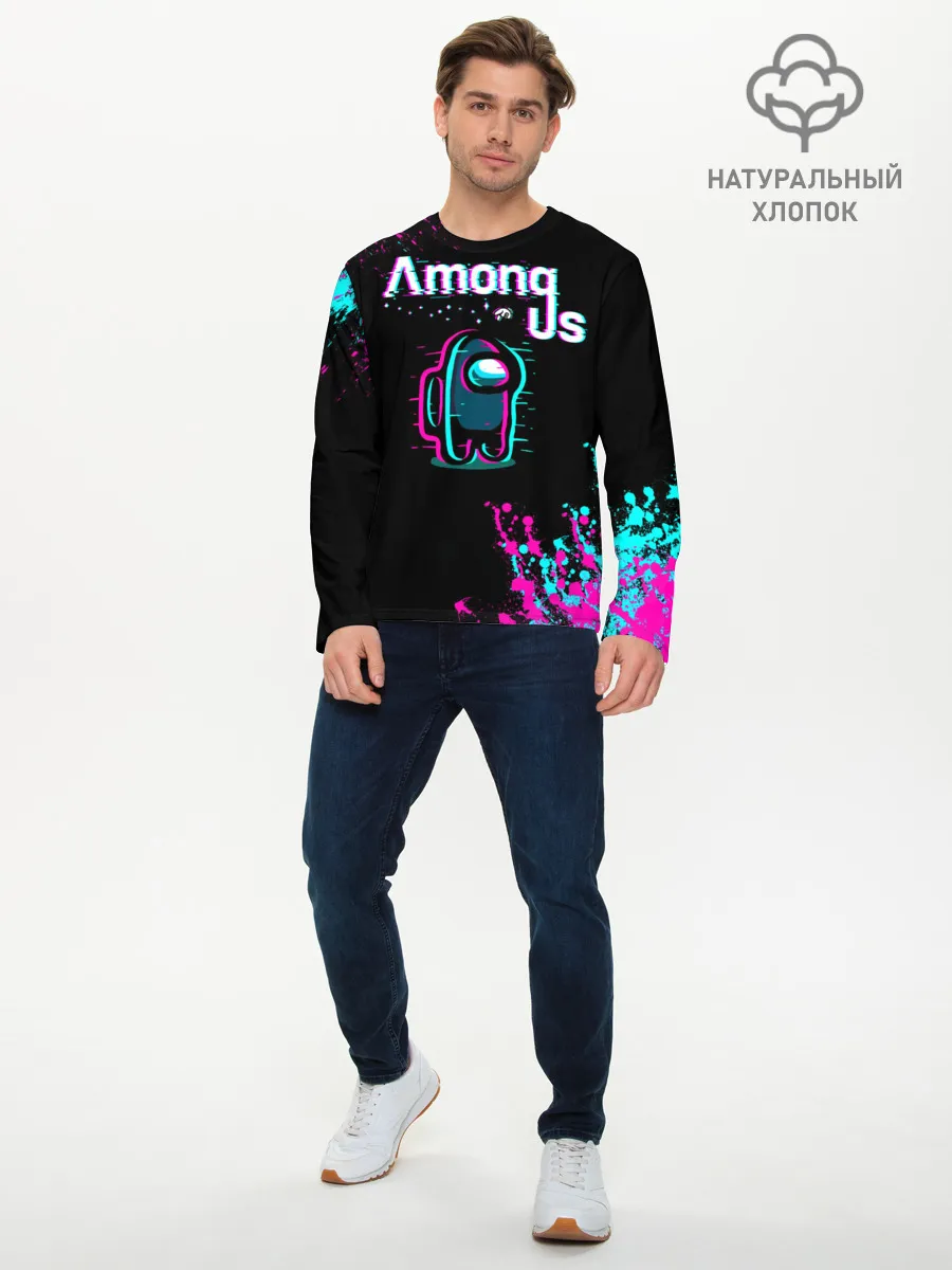 Мужской лонгслив базовый / Among Us