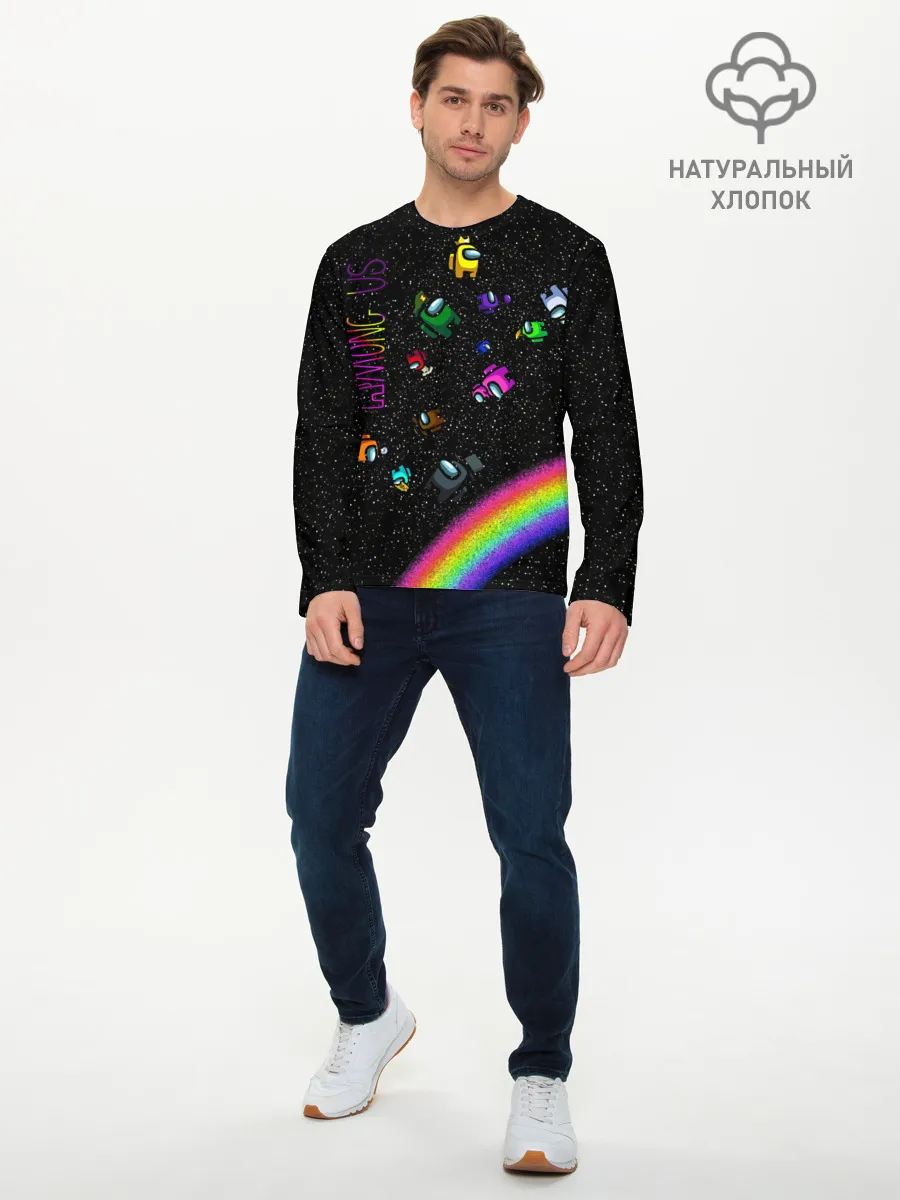 Мужской лонгслив базовый / Among Us