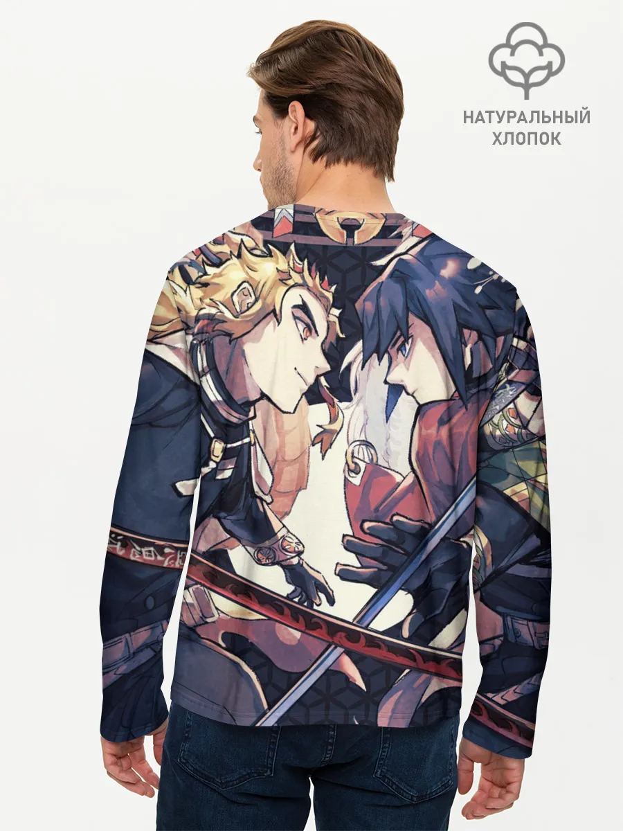 Мужской лонгслив базовый / Два Клинка