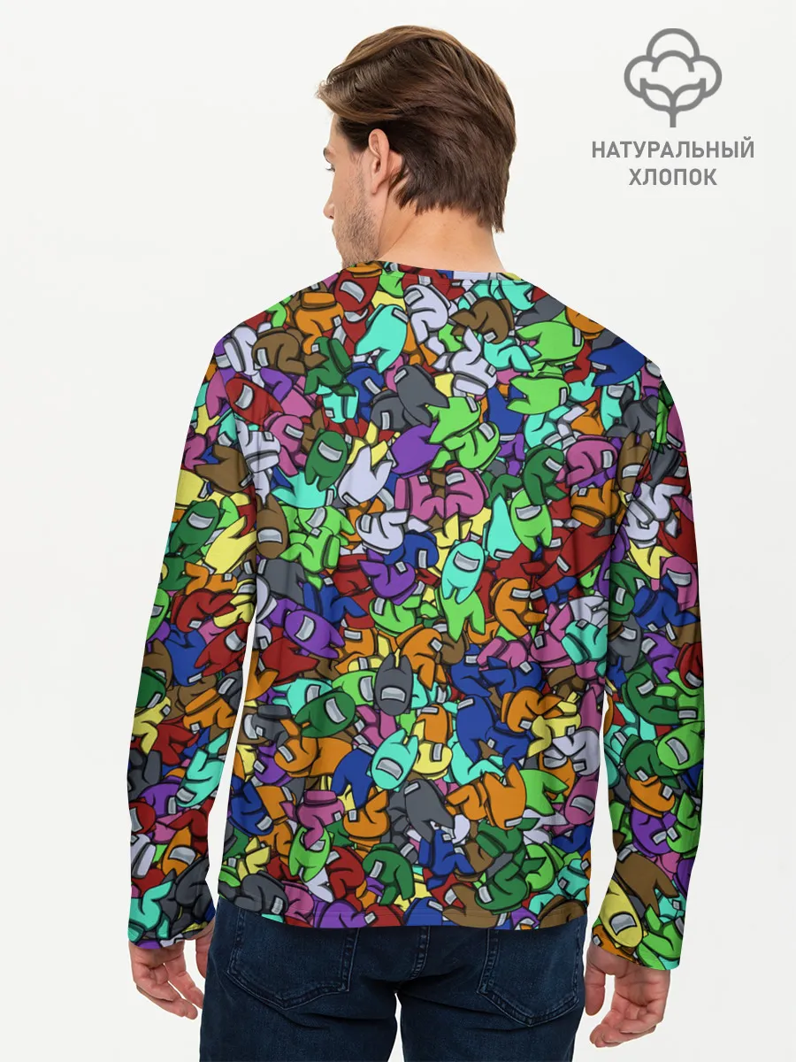 Мужской лонгслив базовый / Among Us Overload