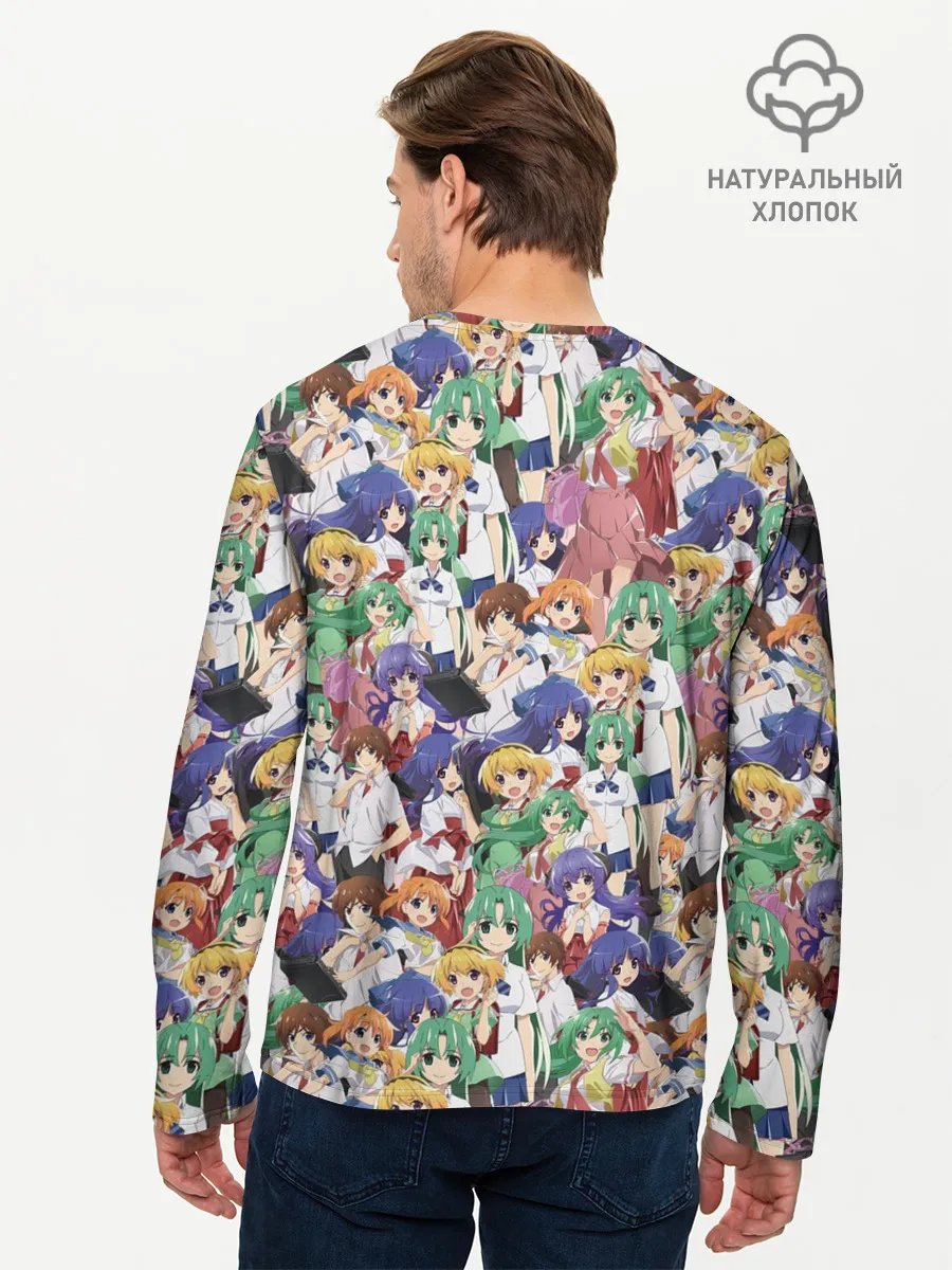 Мужской лонгслив базовый / Аниме Когда плачут цикады