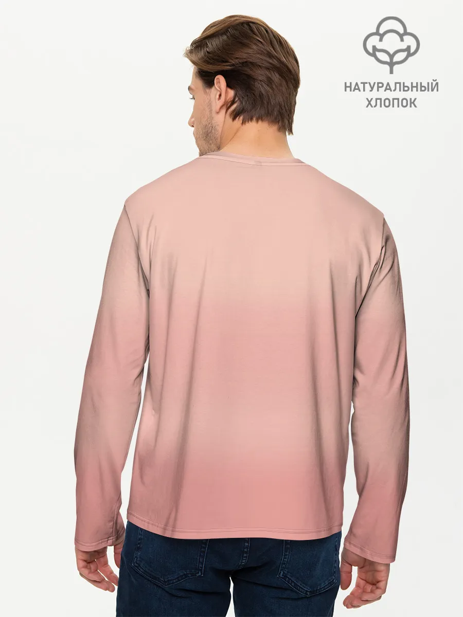 Мужской лонгслив базовый / Bunny Girl apricot