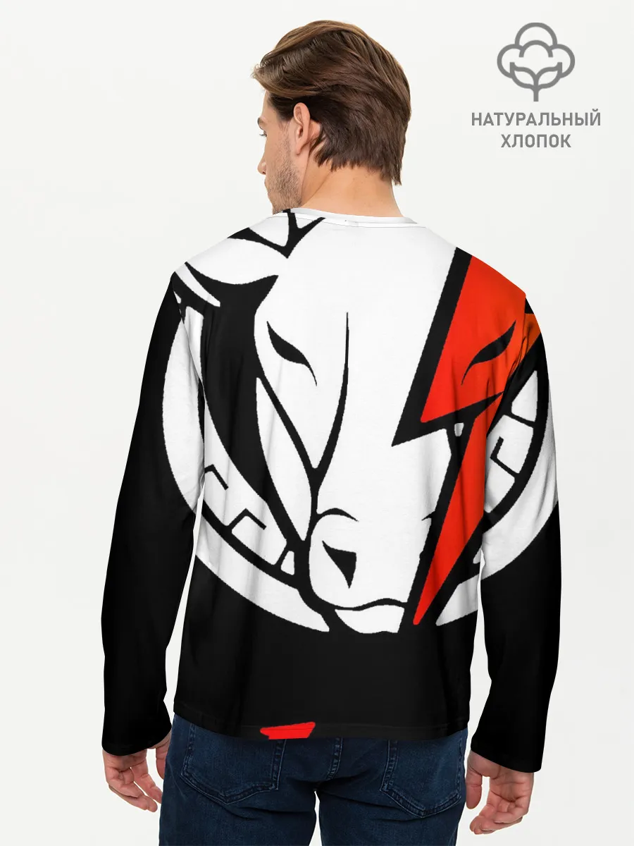 Мужской лонгслив базовый / gg lightning orange