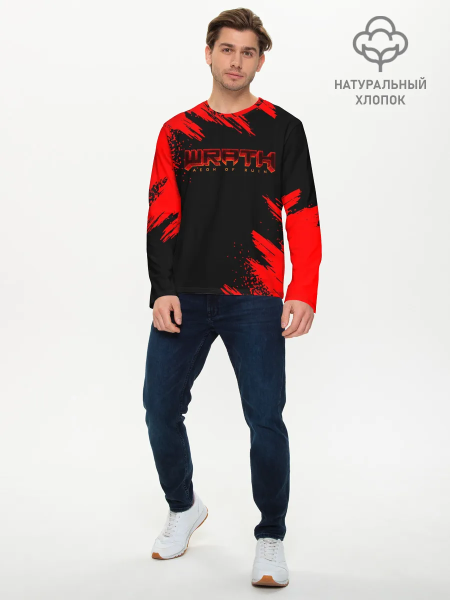 Мужской лонгслив базовый / WRATH: Aeon of Ruin LOGO