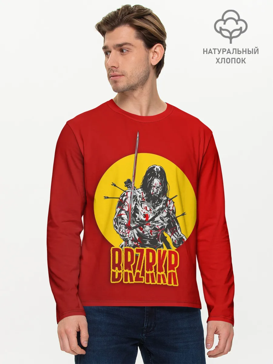 Мужской лонгслив базовый / BRZRKR