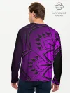 Мужской лонгслив базовый / Сирень 3D