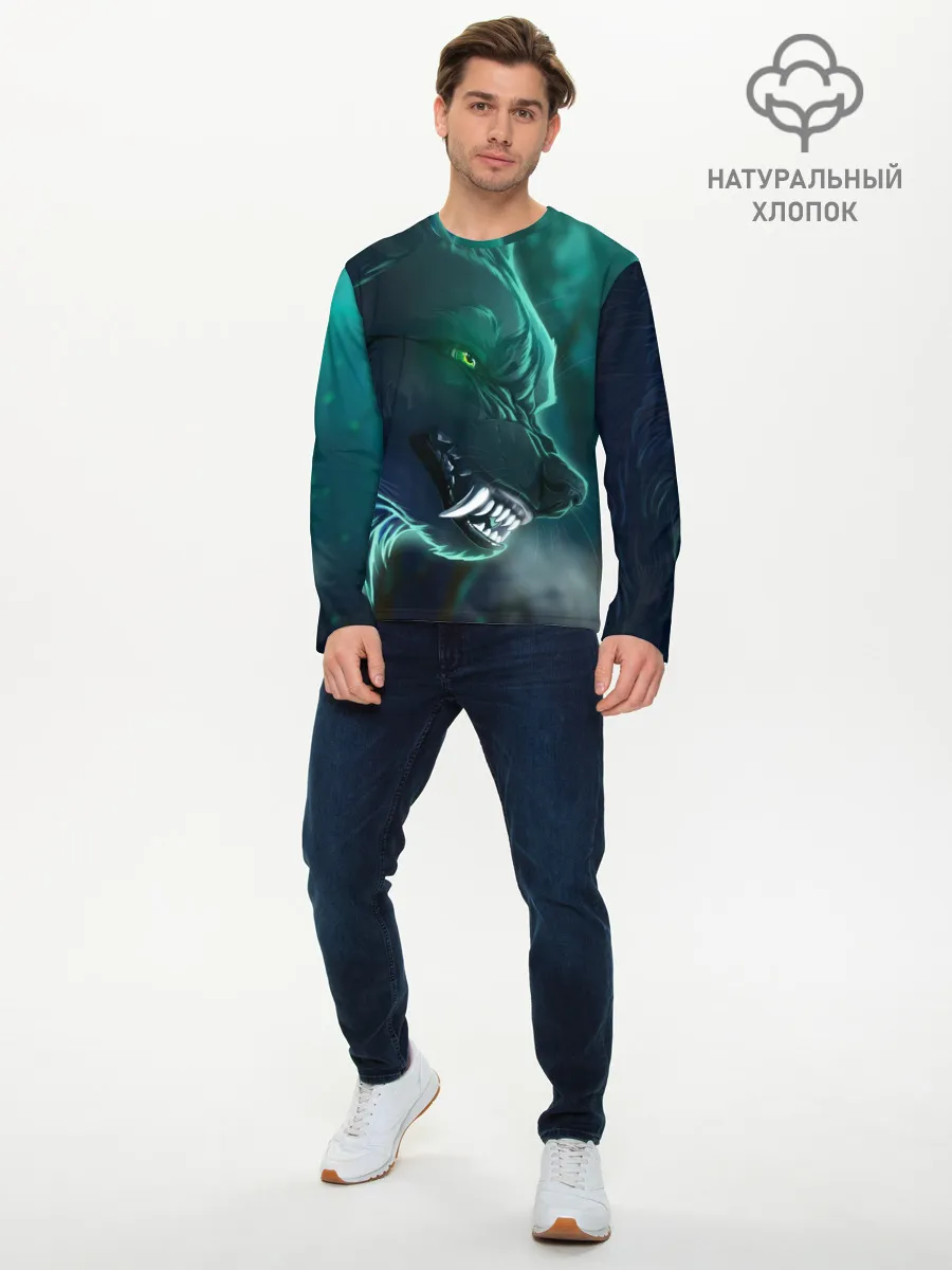 Мужской лонгслив базовый / ВОЛЧИЙ ОСКАЛ