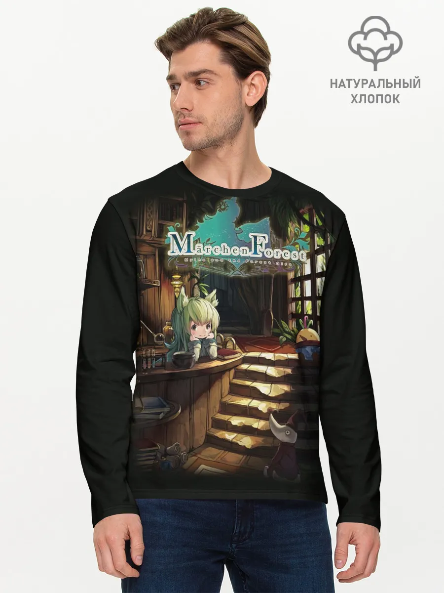 Мужской лонгслив базовый / Mylne and the Forest Gift