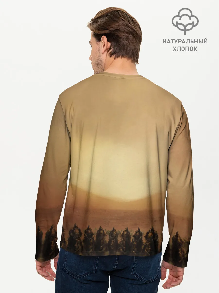 Мужской лонгслив базовый / Эпос Манас