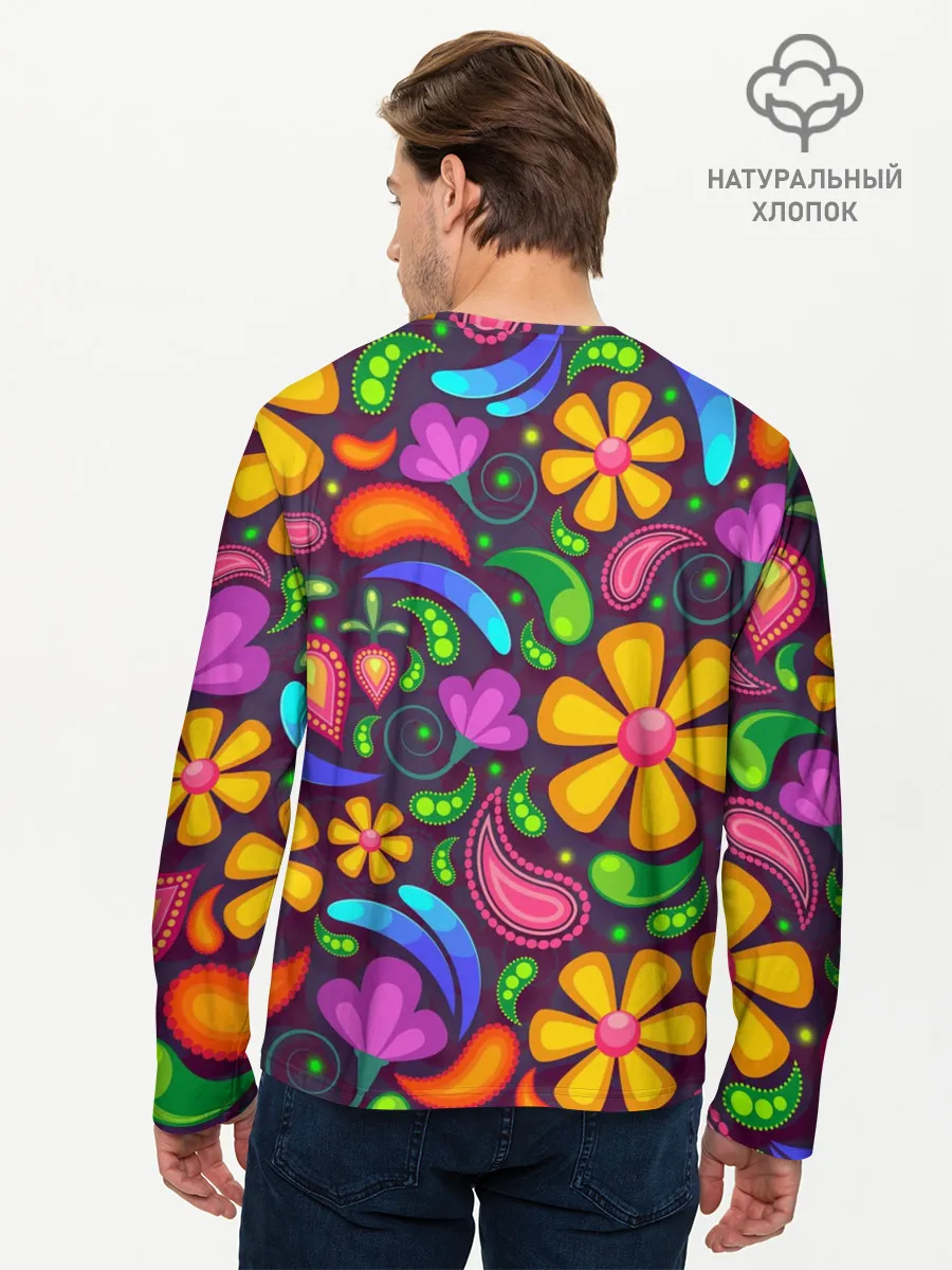 Мужской лонгслив базовый / Пляжная