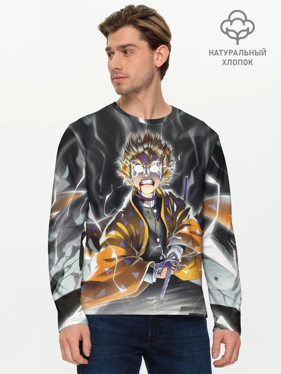 Мужской лонгслив базовый / ЗЕНИЦУ | ZENITSU | KNY