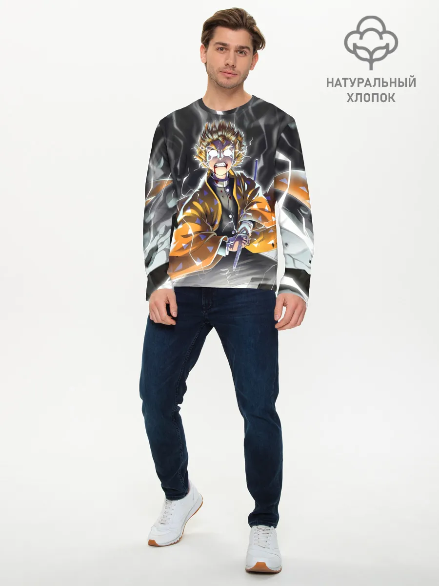 Мужской лонгслив базовый / ЗЕНИЦУ | ZENITSU | KNY