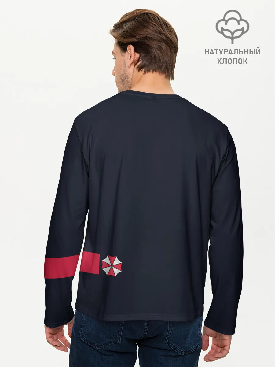 Мужской лонгслив базовый / Обитель зла