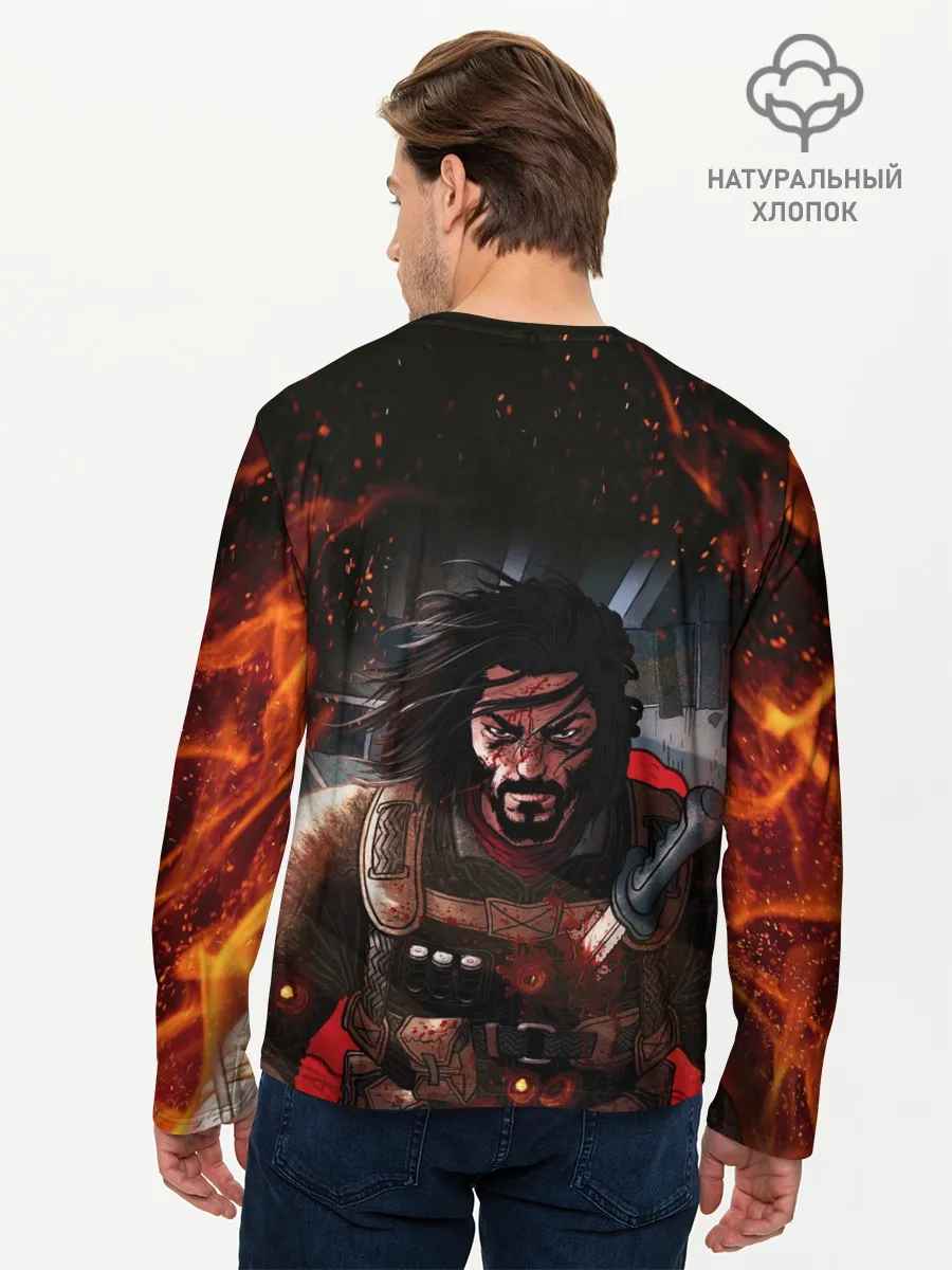 Мужской лонгслив базовый / BRZRKR