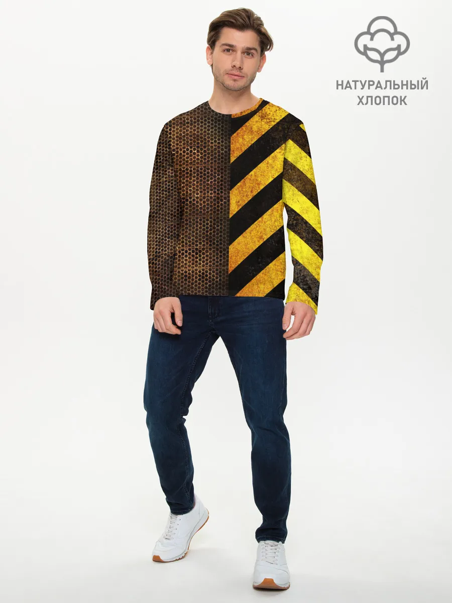 Мужской лонгслив базовый / Metal Barrier