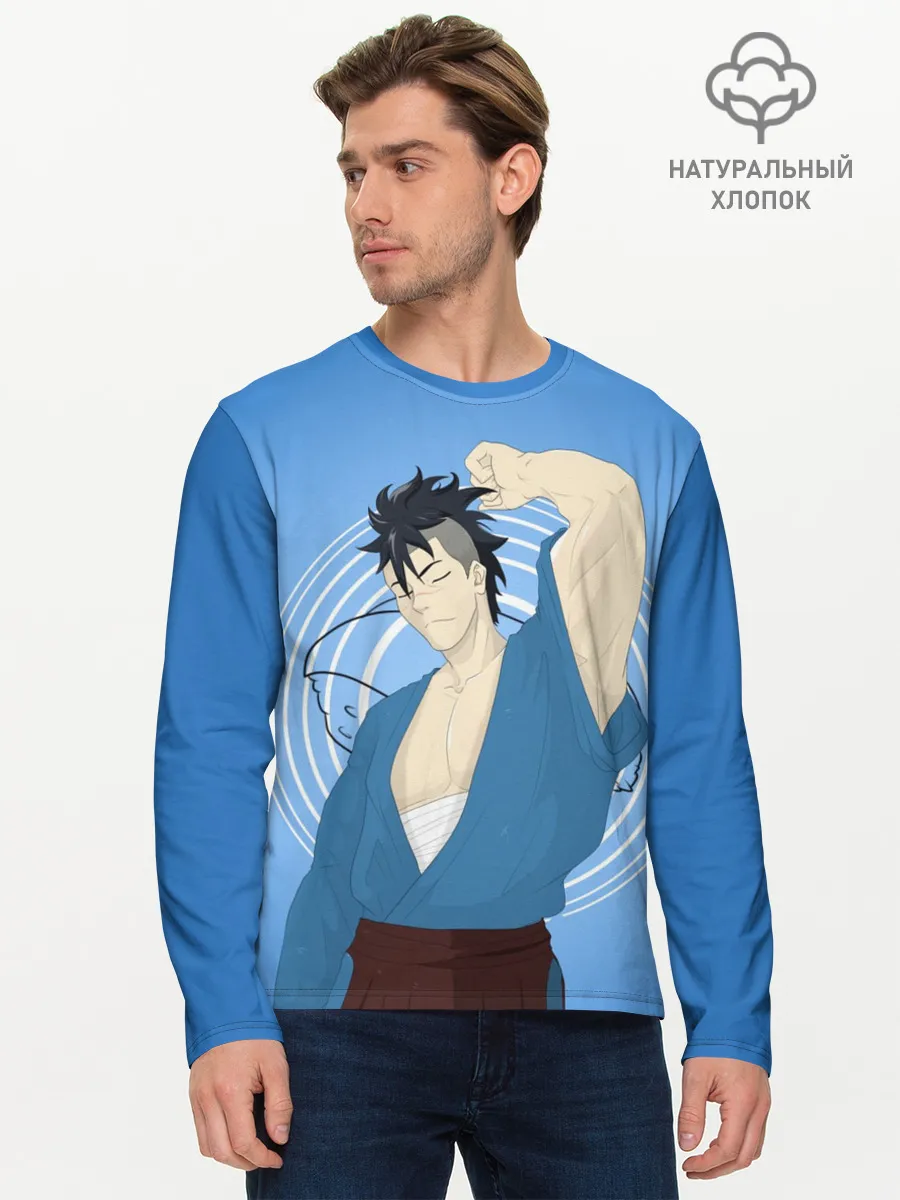 Мужской лонгслив базовый / Food wars Shokugeki no Soma