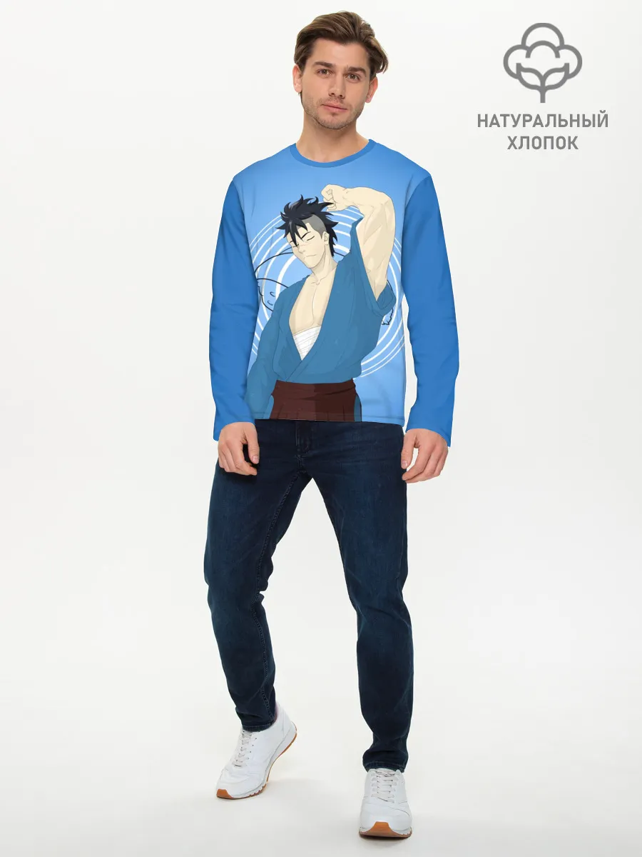 Мужской лонгслив базовый / Food wars Shokugeki no Soma