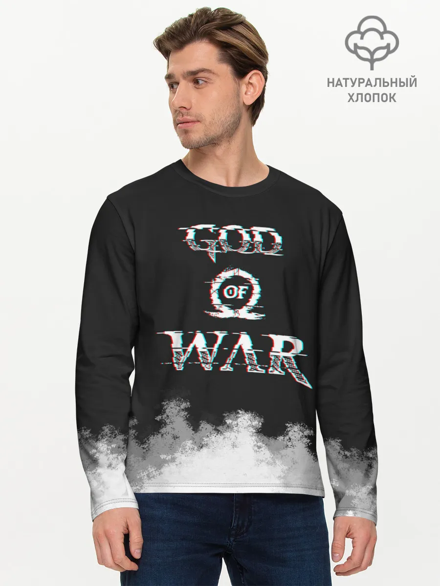 Мужской лонгслив базовый / God of War
