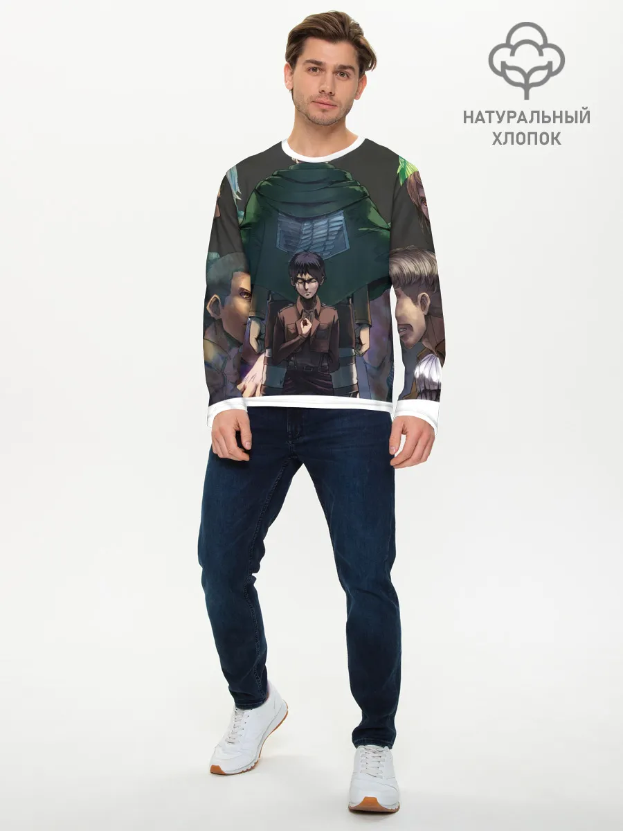 Мужской лонгслив базовый / элитный отряд разведки