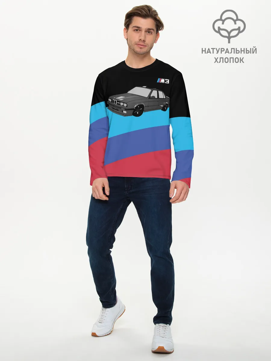 Мужской лонгслив базовый / BMW M3
