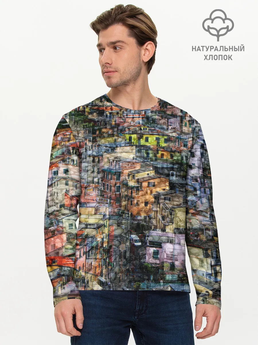 Мужской лонгслив базовый / ГОРОДОК