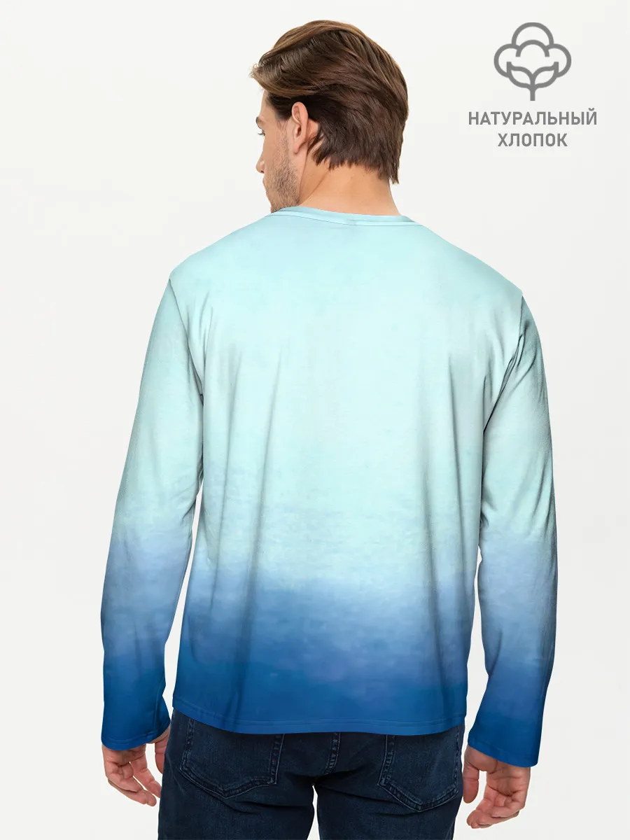 Мужской лонгслив базовый / Гию Томиока Kimetsu no Yaiba